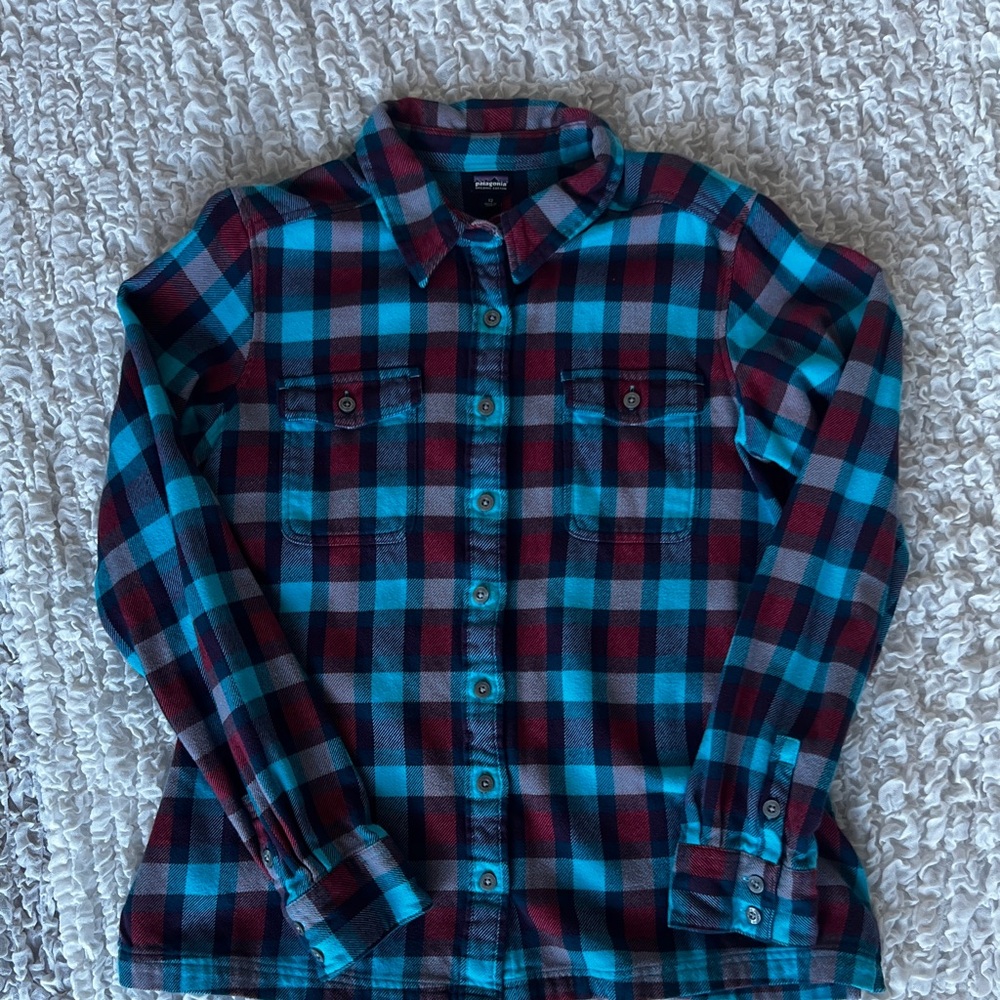 Womens flannel Patagonia Multicolor Plaid Shirt size L